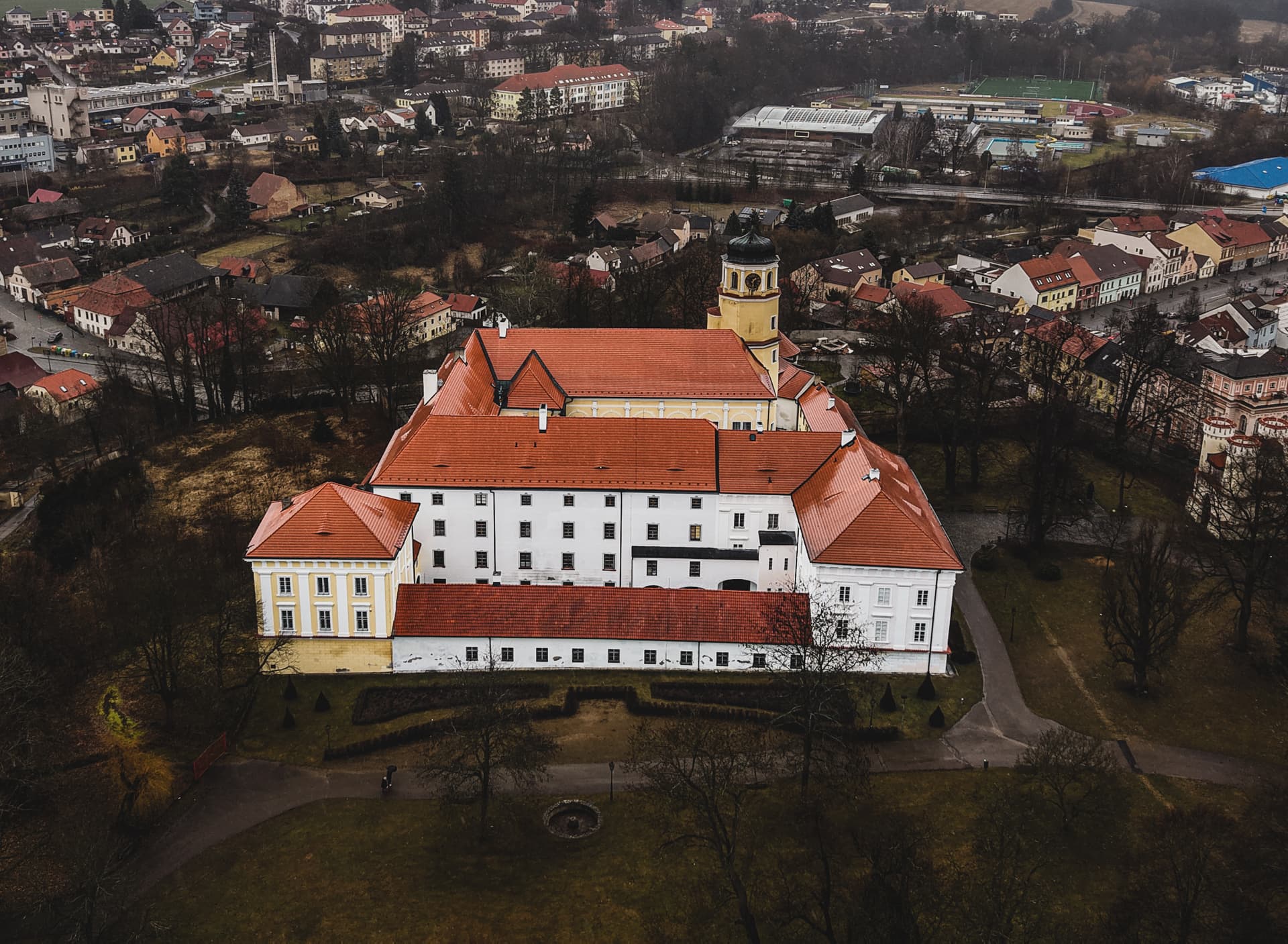 Zámek Vlašim — panorama